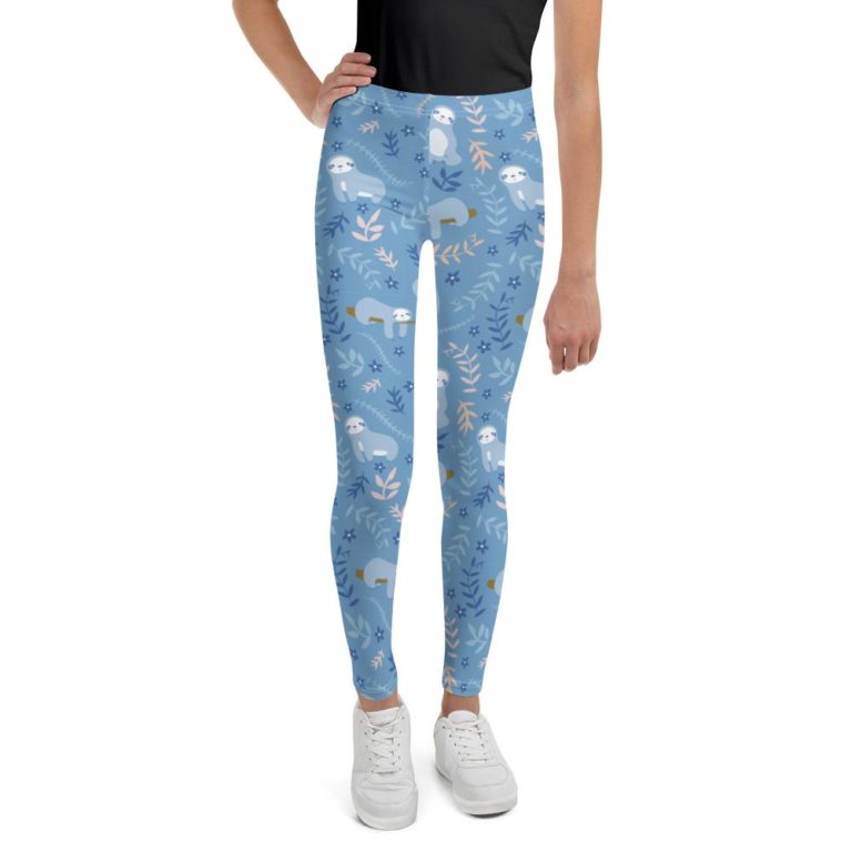 Cute Sloth High Waisted Leggings