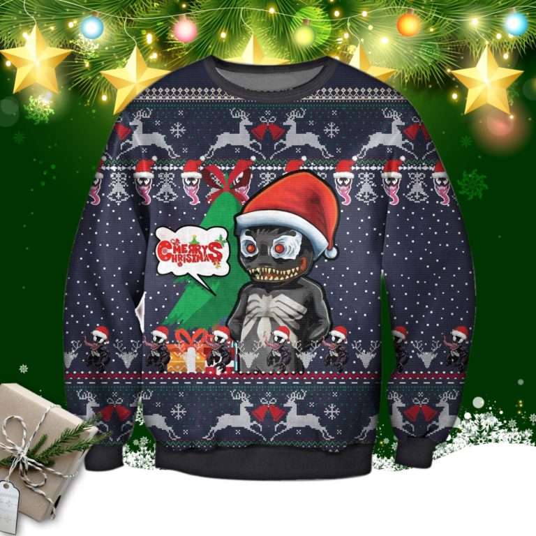 Cute Venom Ugly Christmas Sweatshirt, Sweater