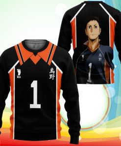 Daichi Sawamura Karasuno Sweatshirt Shirts Haikyuu Anime Costume Daichi Sawamura Karasuno Sweatshirt Shirts Haikyuu Anime Costume