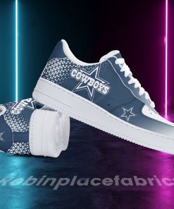 Dallas Cowboys Football Air Force 1 Shoes 187RB-NAF Dallas Cowboys Football Air Force 1 Shoes 187RB-NAF