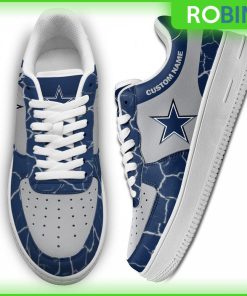 Custom Name Dallas Cowboys NFL Custom AF1 Sneakes