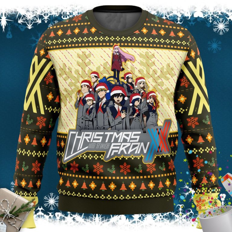 Darling in the Franxx Christmas Feels Ugly Christmas Sweater