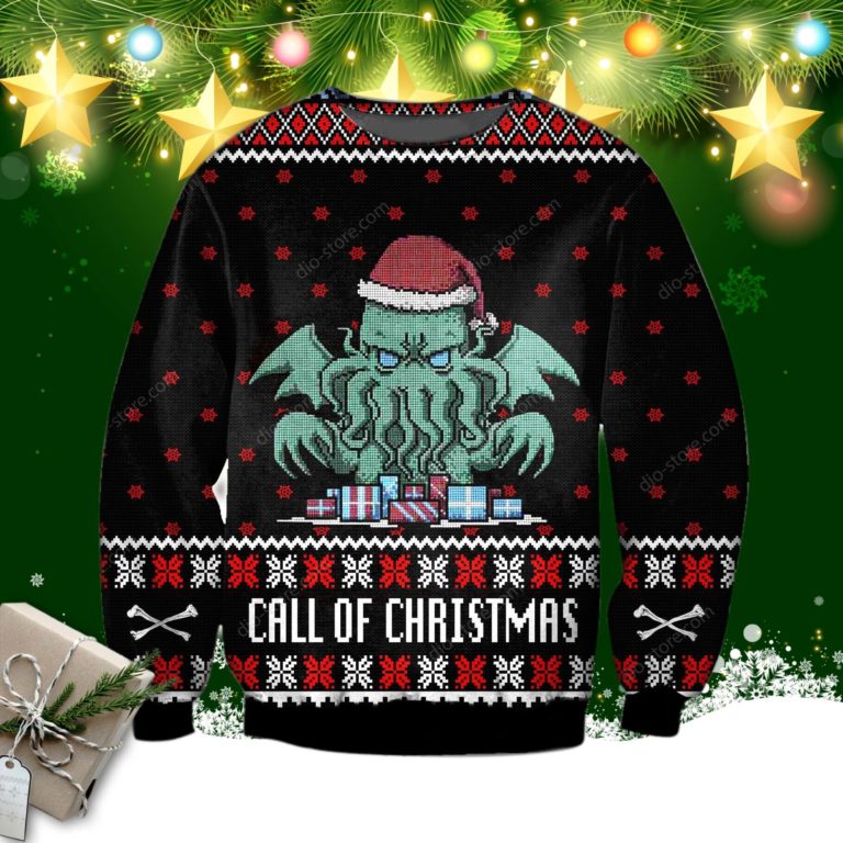 Davy Jones Knitting Pattern 3d Print Ugly Sweater