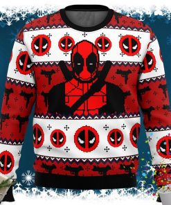 Deadpool Guy Ugly Christmas Sweater