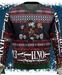 Death Note Characters Alt Ugly Christmas Sweater