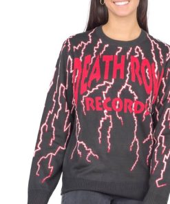 Death Row Records Lightning Ugly Christmas Sweater