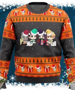 Demon Slayer Chibi Ugly Christmas Sweater
