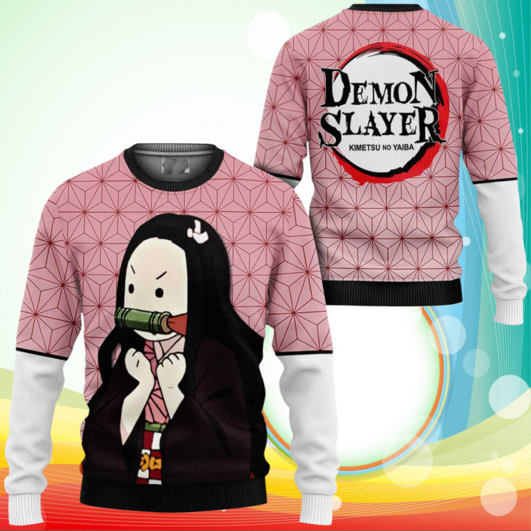 Demon Slayer Nezuko Sweatshirt Anime Sweater Funny Style