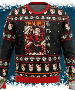 Demon Slayer Tanjiro Ugly Christmas Sweater Demon Slayer Tanjiro Ugly Christmas Sweater