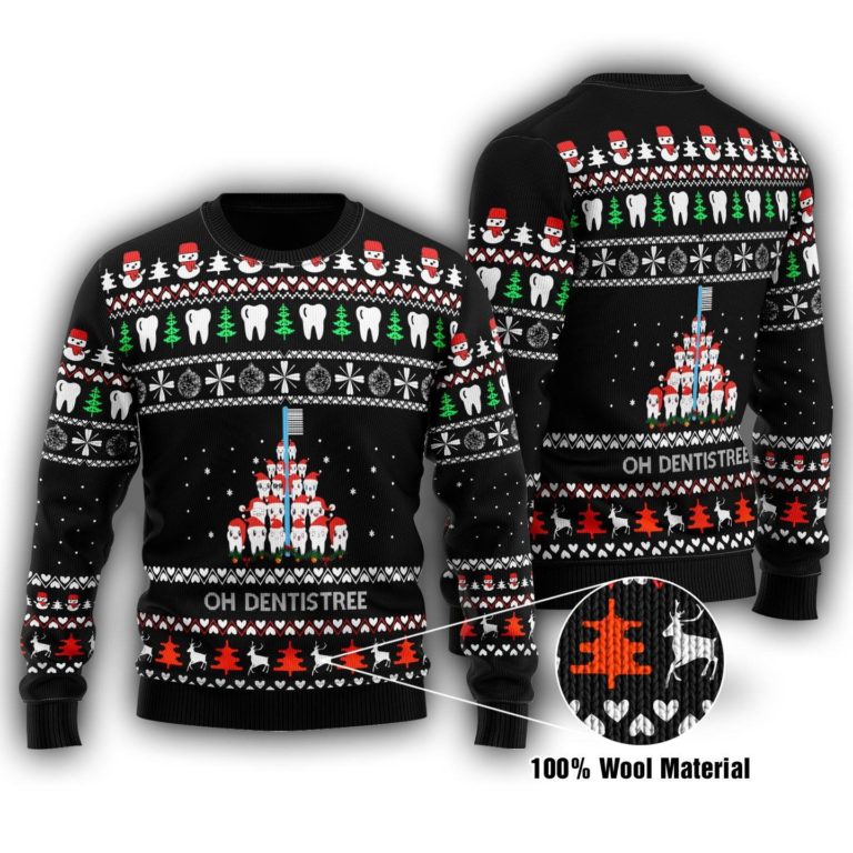 Dentist Oh Dentistree Ugly Christmas Sweatshirt