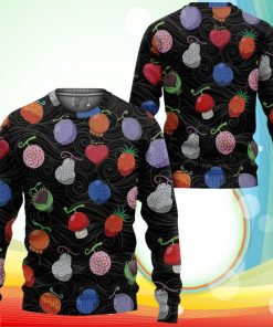 Devil Fruits Sweatshirt One Piece Anime Sweater