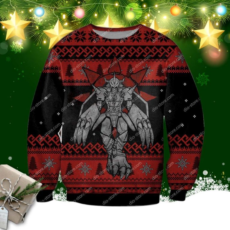 Digimon Wargreymon 3d Print Ugly Christmas Sweatshirt