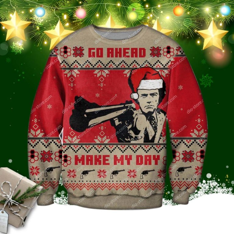 Dirty Harry Ugly Christmas Sweater