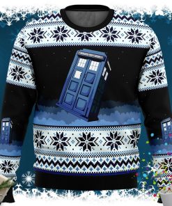 Doctor Who Tardis Ugly Christmas Sweater