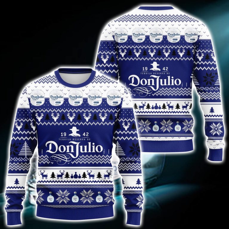 Don Julio 3D Printed Ugly Christmas Sweatshirt