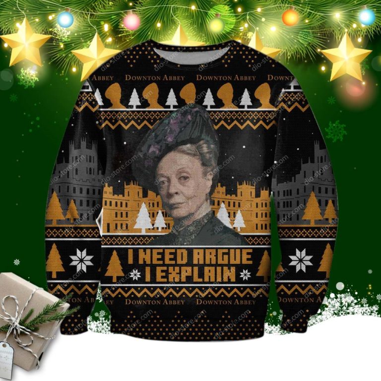 Downton Abbey 3d Print Ugly Christmas Sweatshirt, Sweater