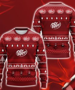 Dr Pepper Drink Ugly Christmas Sweatshirt
