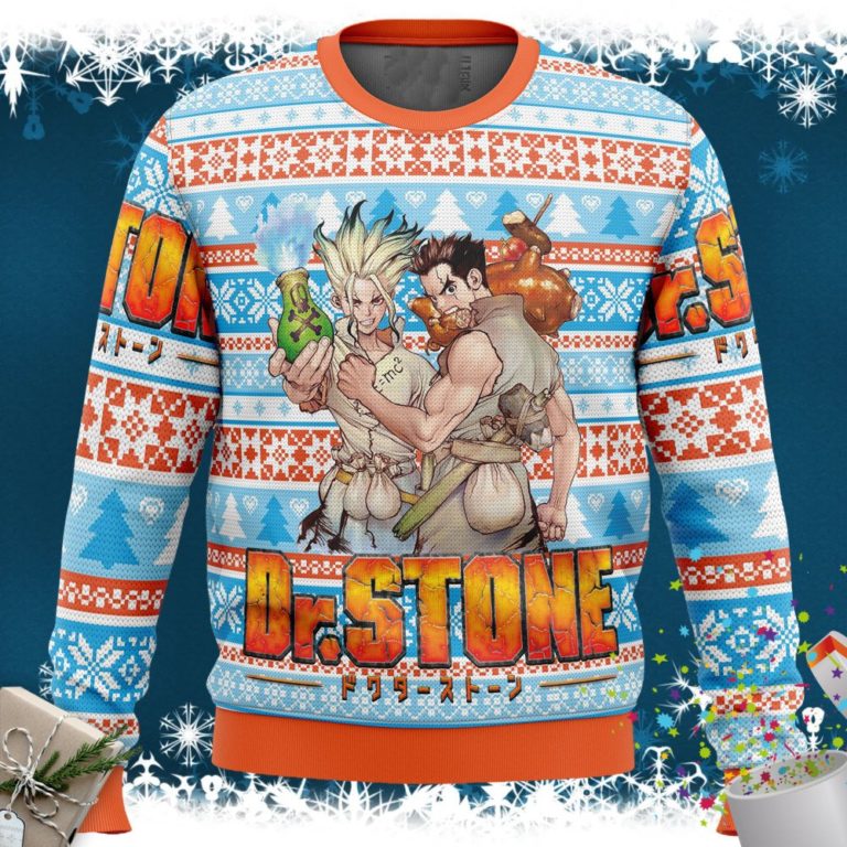 Dr. Stone Alt Ugly Christmas Sweater