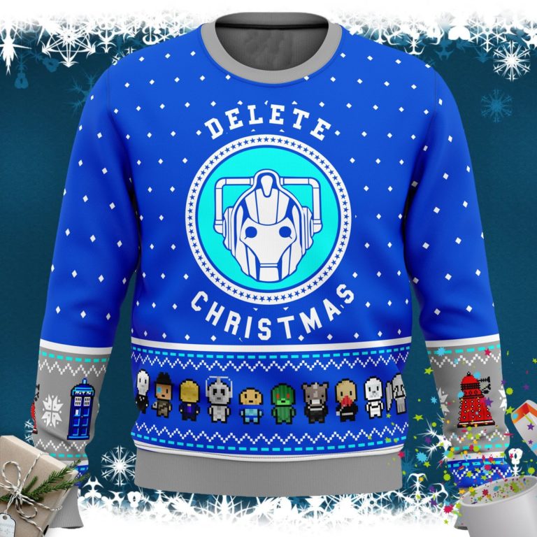 Dr Who Dalek Ugly Christmas Sweater