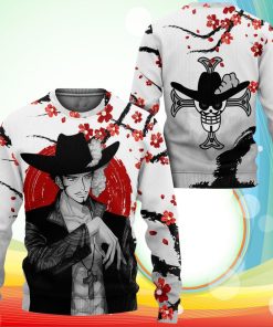 Dracule Mihawk Sweatshirt Japan Style One Piece Anime 3D Printed Sweater