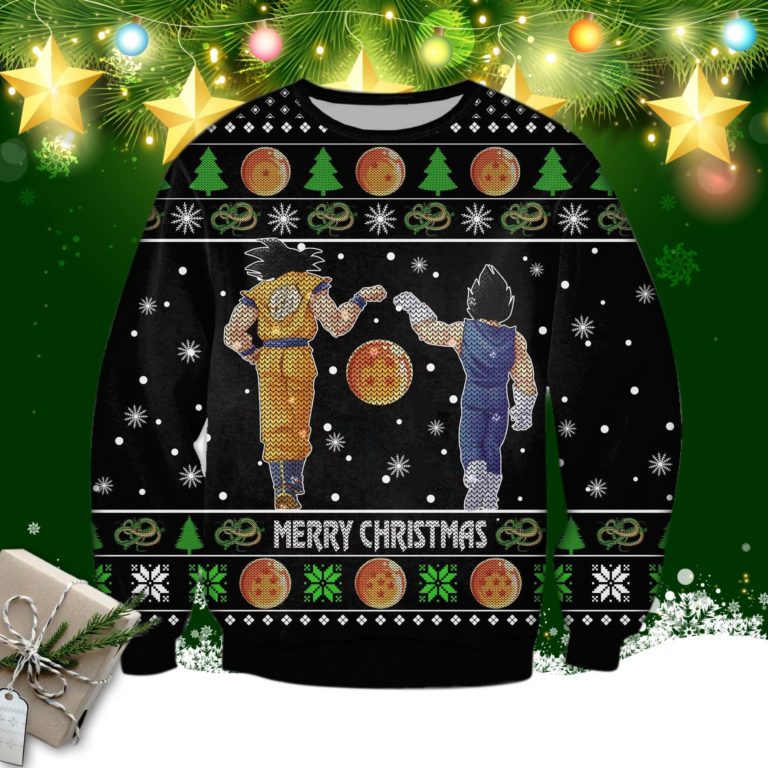 Dragon Ball Knitting Pattern 3d Print Ugly Sweater