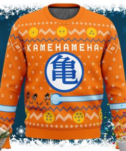 Dragon Ball Z Kamehameha Ugly Christmas Sweater