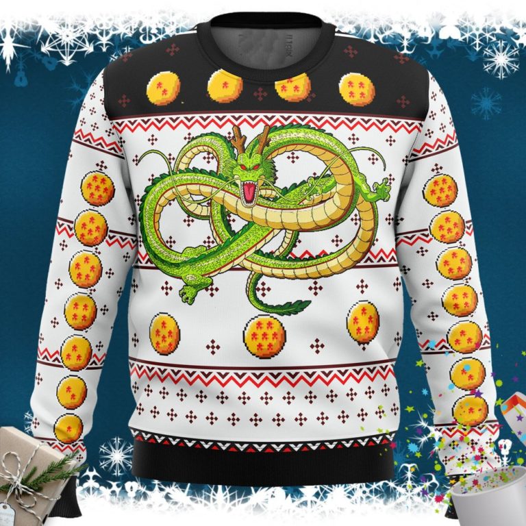 Dragonball Z Shenron Ugly Christmas Sweater
