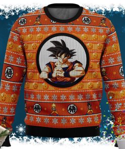 Dragonball Z Son Goku Ugly Christmas Sweater