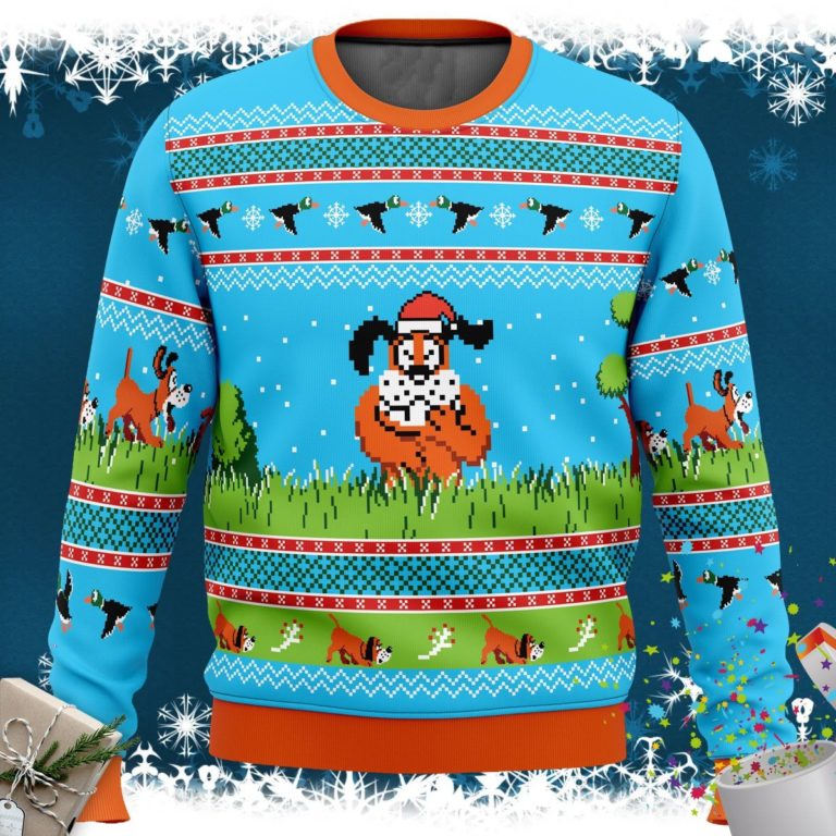 Duck Hunt Ugly Christmas Sweater