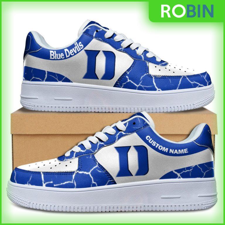 Custom Name Duke Blue Devils NCAA Custom AF1 Sneakes