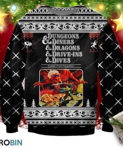 Dungeons & Diners & Dragons & Drive-Ins & Dives 3d Print Ugly Christmas Sweater, Sweatshirt Dungeons & Diners & Dragons & Drive-Ins & Dives 3d Print Ugly Christmas Sweater, Sweatshirt