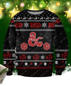 Dungeons & Dragons 3d Print Ugly Christmas Sweater