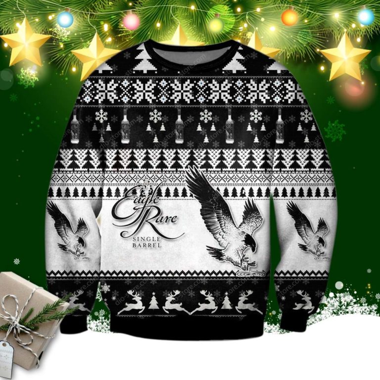 Eagle Rare Whiskey Ugly Christmas Sweatshirt