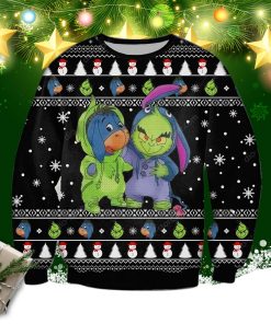 Eeyore And Grinch Funny 3d Print Ugly Sweater
