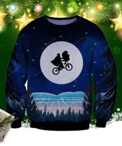 E.T. The Extra Terrestrial Knitting Pattern 3d Print Ugly Christmas Sweater