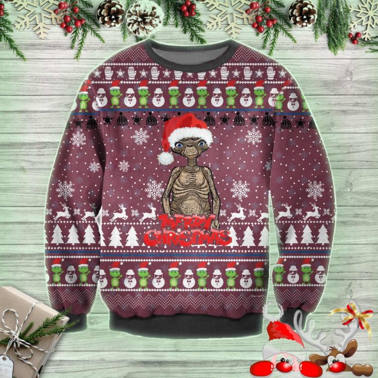 E.T. The Extra-Terrestrial Ugly Christmas Sweatshirt