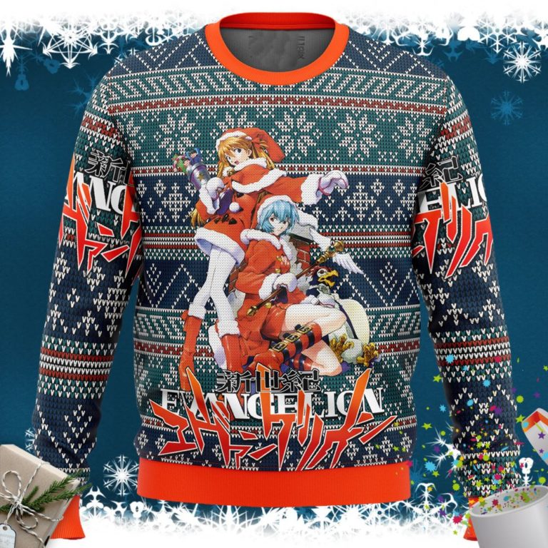 Evangelion Alt Ugly Christmas Sweater