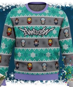 Evangelion Units Neon Genesis Evangelion Ugly Christmas Sweater