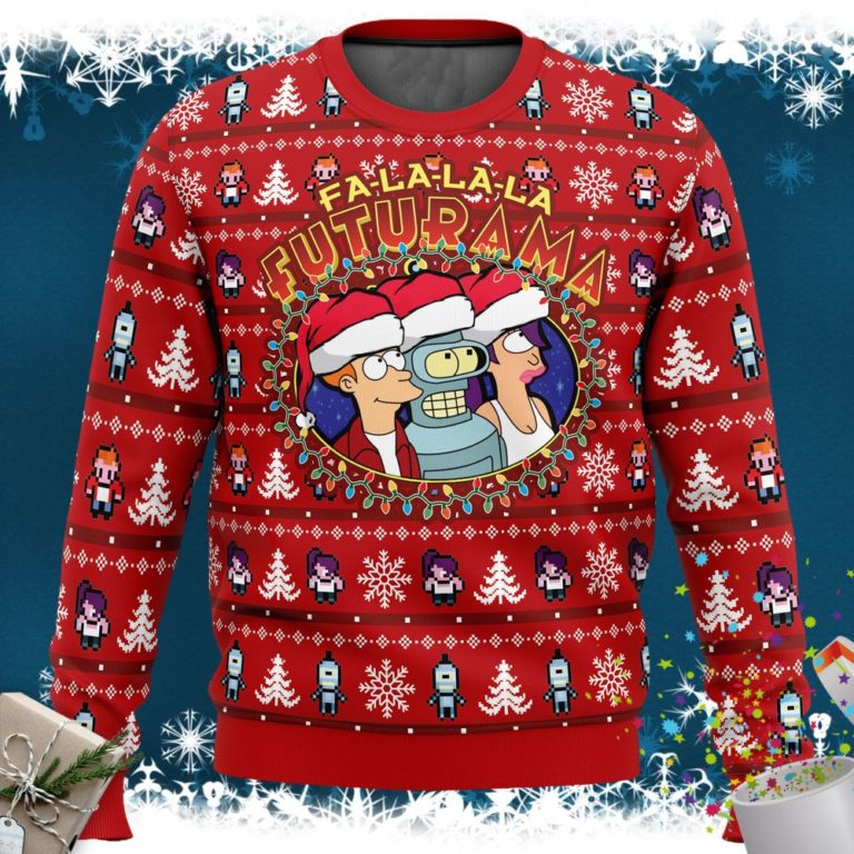 Fa-La-La-La Futurama Ugly Christmas Sweater