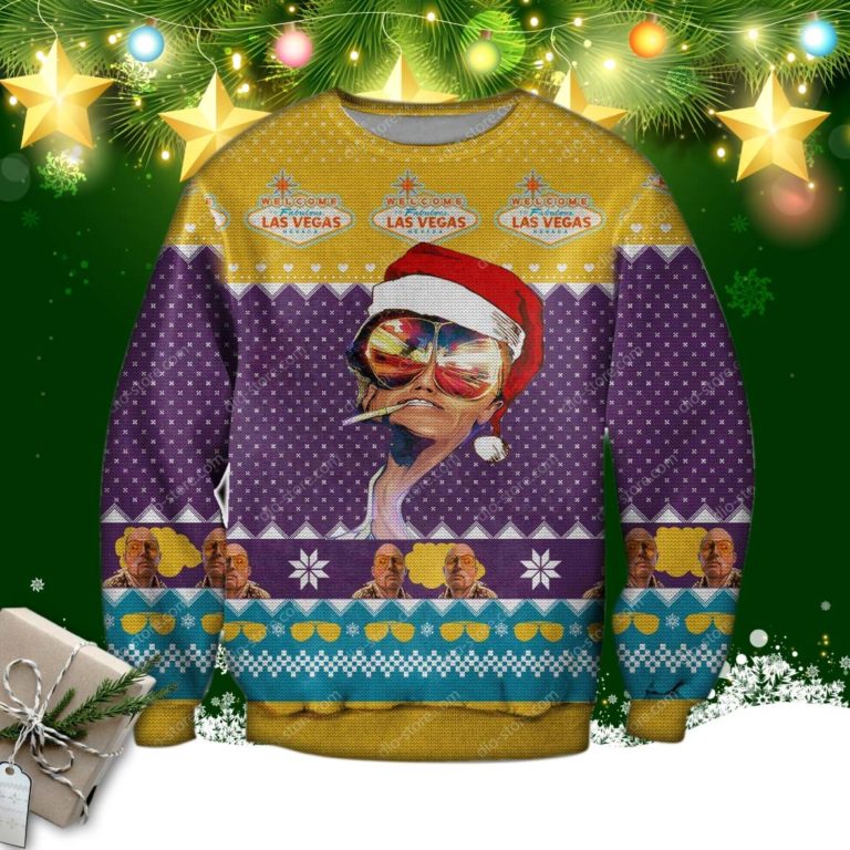 Fabulous Las Vegas 3d Print Ugly Christmas Sweatshirt