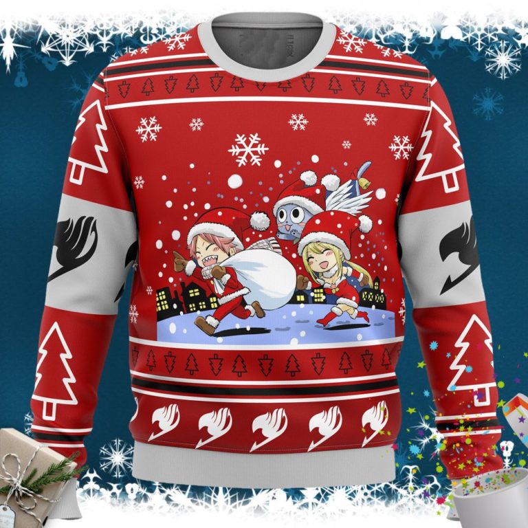 Fairy Tail Chibi XMAS Ugly Christmas Sweater