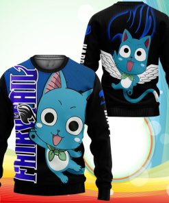Fairy Tail Happy Sweatshirt Fairy Tail Anime Merch Stores