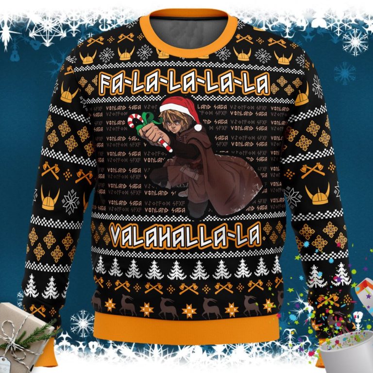 Falalala Valahalla Vinland Saga Christmas Sweater