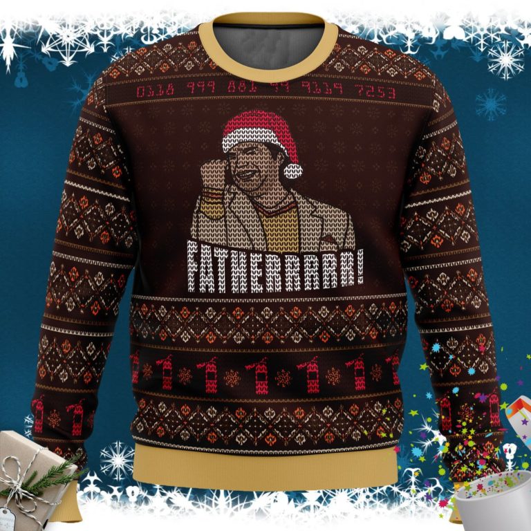 Fatherrrr The IT Crowd Ugly Christmas Sweater