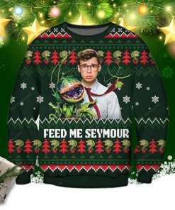 Feed Me Seymour Knitting Pattern 3d Print Ugly Sweater