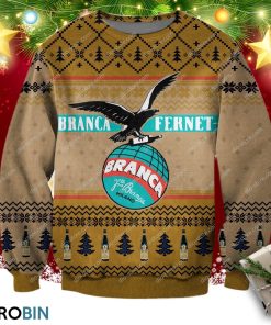 Fernet-Branca Beer Knitting Pattern 3d Print Ugly Sweatshirt
