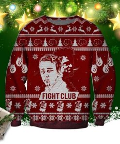 Fight Club Knitting Pattern 3d Print Ugly Christmas Sweater