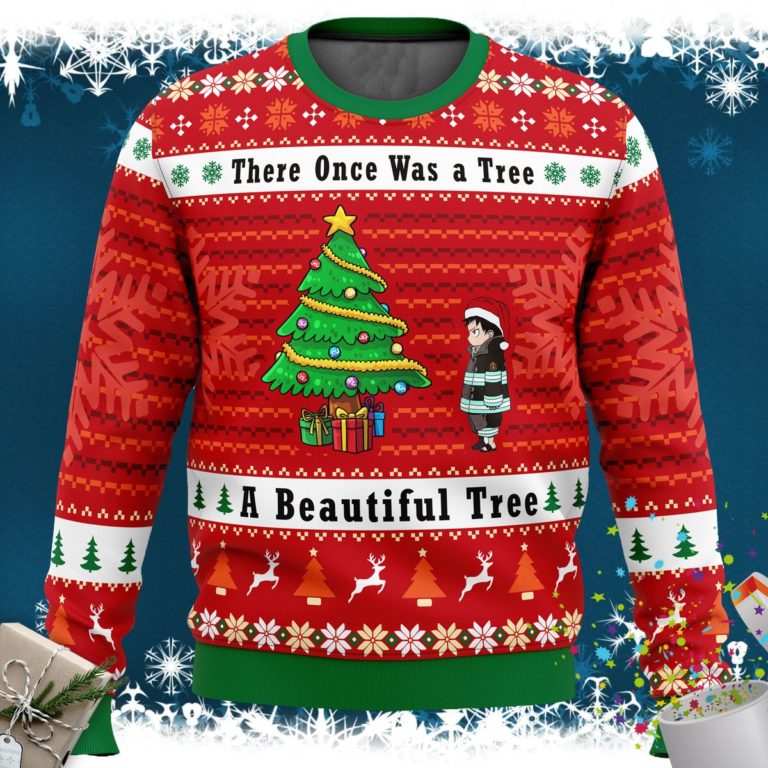 Fire Force A Beautiful Tree Ugly Christmas Sweater