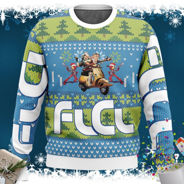 FLCL Fooly Cooly Alt Ugly Christmas Sweater
