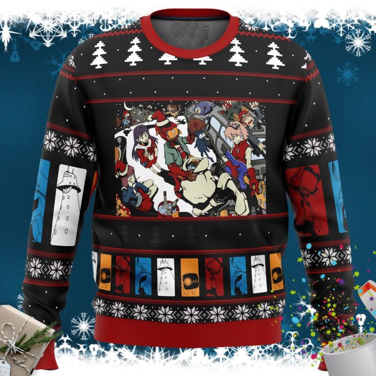 FLCL Fooly Cooly Holidays Ugly Christmas Sweater